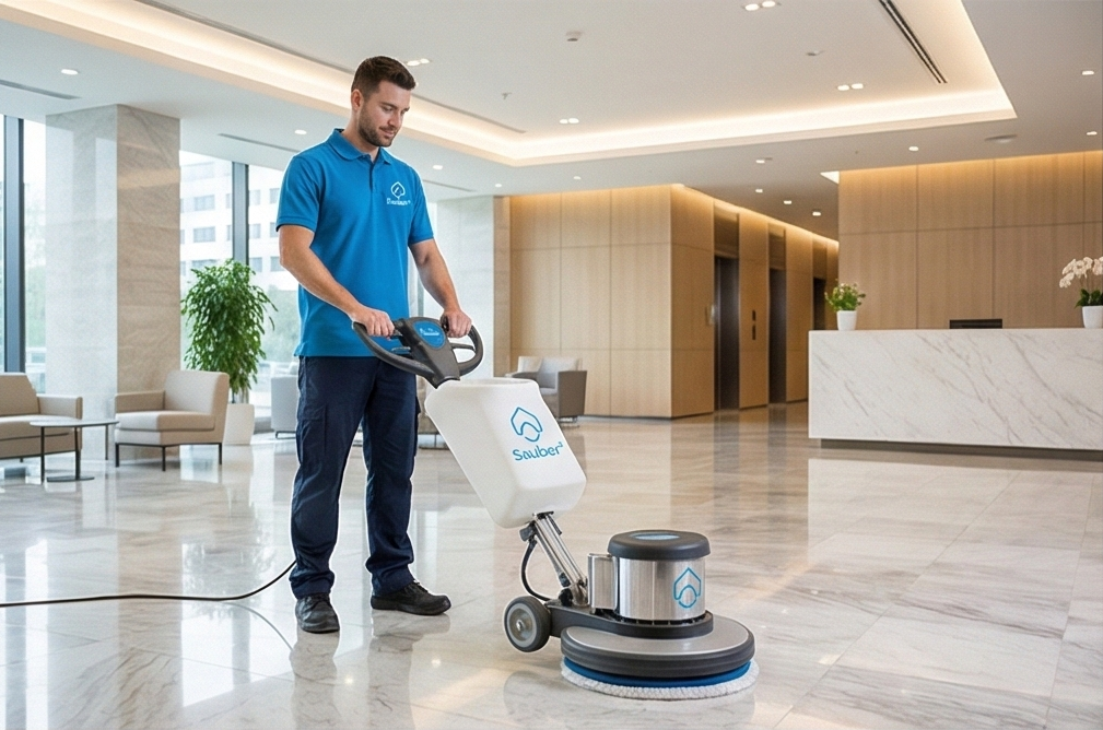 Professionelle Gebäudereinigung in Köln durch Sauber²